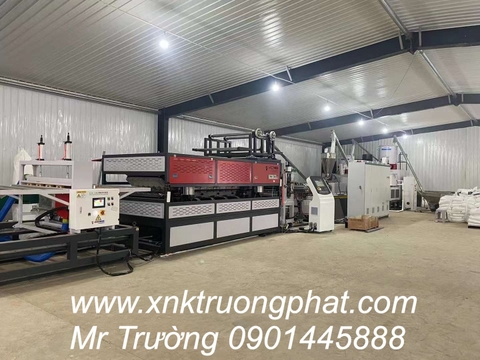 MÁY ĐÙN TẤM LỢP NHỰA PVC