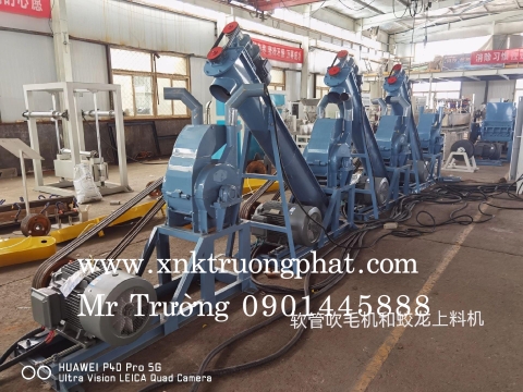 Máy băm ống lưới PVC mềm, phân tách sợi