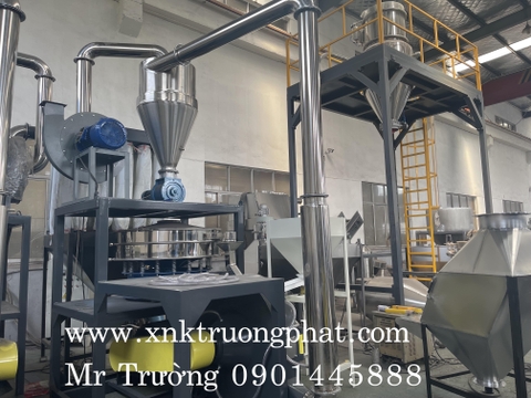 Máy nghiền bột PVC, PE và PP, ABS, PS, PA, PC  Trường Phát 