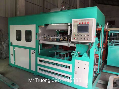 Cần thanh lý máy hút nhựa định hình cũ đã sửa chữa thay thế phụ kiện