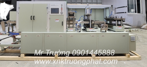 Đóng cont máy làm nắp ly nhựa PP PET PLA PS...