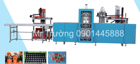 Máy cắt dập lỗ khay mạ định hình