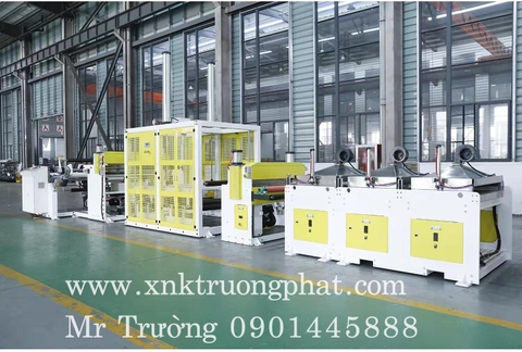 Dây chuyền máy cán màng PET PP PS trục vít đôi sản lượng cao
