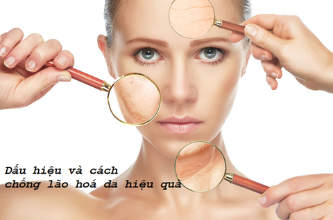 NHỮNG DẤU HIỆU LÃO HOÁ DA VÀ CÁCH CHỐNG LÃO HOÁ DA HIỆU QUẢ