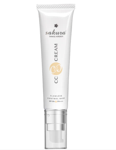 Kem chống nắng trang điểm Sakura CC Cream Flawless Control Base 40ml