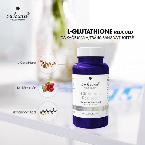 Viên uống chống lão hóa Glutathione sakura