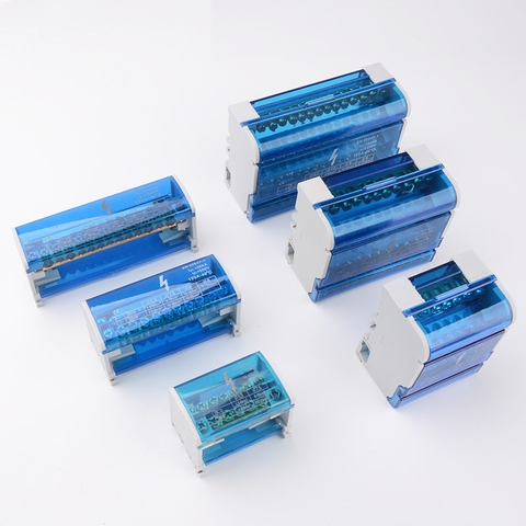 Cầu đấu phân phối điện 125A JH8 Busbar gắn thanh DIN