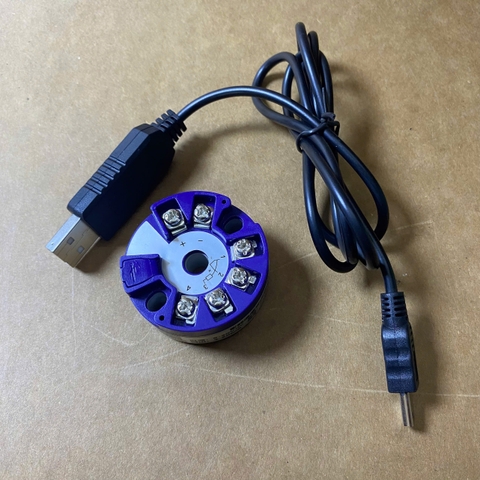 Bộ chuyển đổi nhiệt độ 4-20mA đa năng, cài đặt qua USB