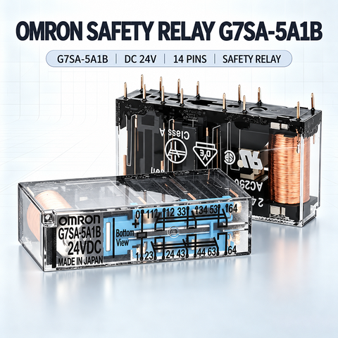 Rơ le an toàn Omron G7SA-5A1B 24VDC