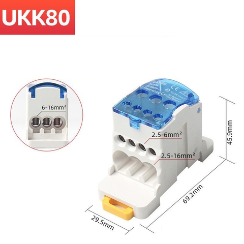 Cầu đấu chia điện UKK-80A 80A 690V