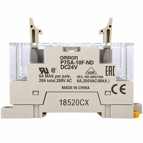 Đế cắm rơ le an toàn Omron P7SA-10F-ND DC24V