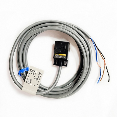 Cảm biến tiệm cận Omron TL-W5MC2 5mm NPN NC 12–24VDC