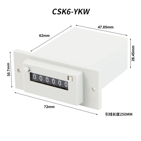 Bộ đếm cơ 6 số CSK6-YKW AC220V