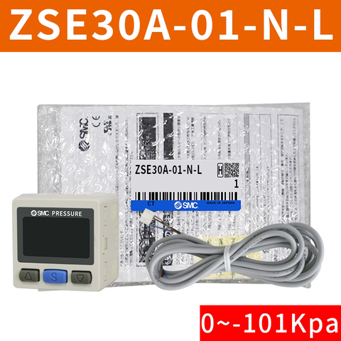 Công tắc áp suất kỹ thuật số SMC ZSE30A-01-N-L (chân không 0-101kPa)