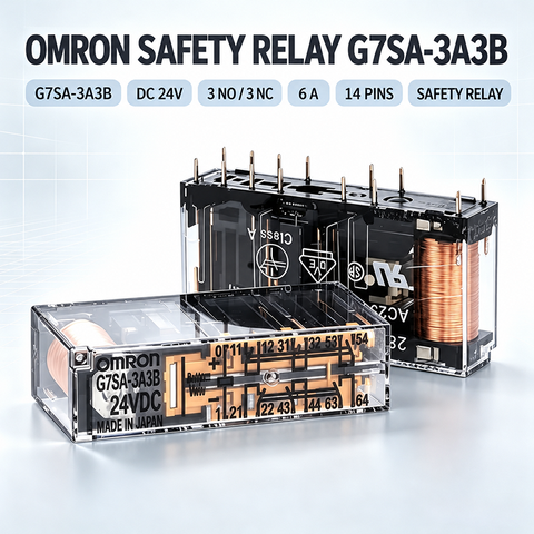 Rơ le an toàn Omron G7SA-3A3B 24VDC