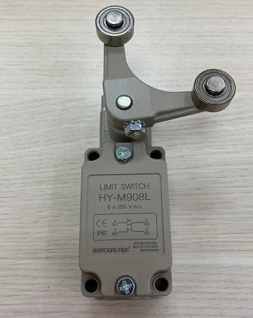 Hanyoung Nux HY-M908L Công tắc hành trình loại tự giữ 2 bánh xe
