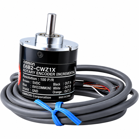 Encoder vòng quay OMRON E6B2-CWZ1X 100P/R 5VDC, ngõ ra Line Driver
