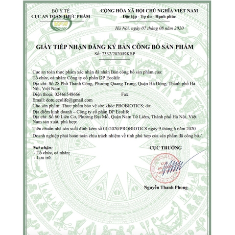 Men vi sinh Life Space Probiotic Powder for Baby 60g