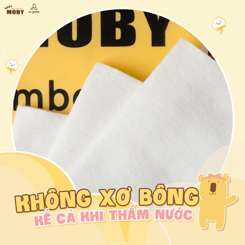 Bông miếng Moby cỡ nhỏ 100 miếng
