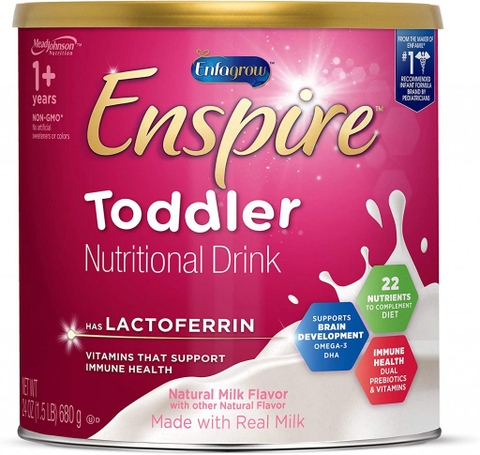 Sữa Enspire hồng toddler Mỹ 680g (1 tuổi+)