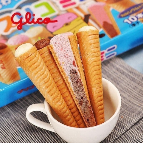 Bánh ốc quế Glico (12 tháng+)