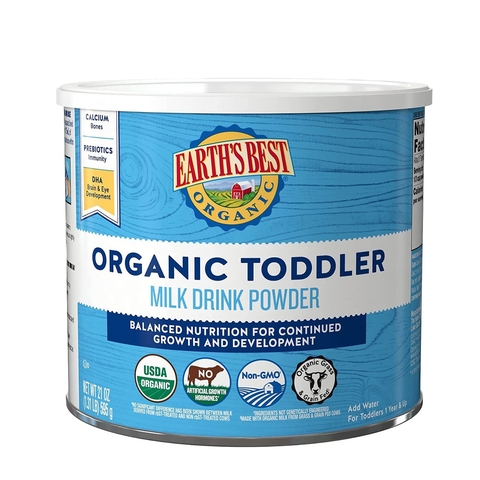 Sữa bột Earth’s Best Organic Toddler 595g (1 tuổi+)