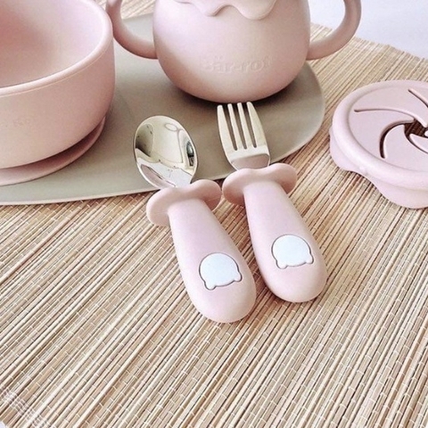 Set thìa dĩa gấu Bar-Rot kèm hộp đựng