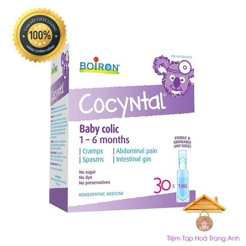 Muối uống chống đầy hơi Boiron Cocyntal