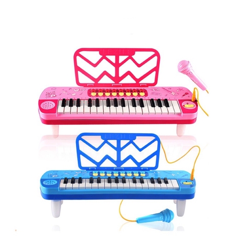 Đồ Chơi Đàn Piano Có Đèn Nhạc Và Micro Chuẩn Âm