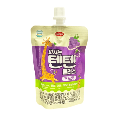 Nước hồng sâm hoa quả Hanmi (1 tuổi+)