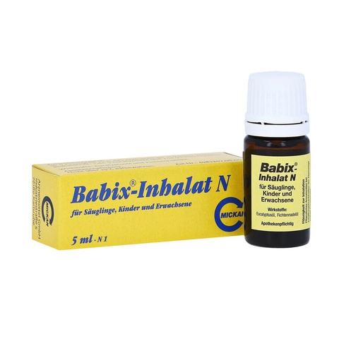 Tinh dầu trị ngạt mũi, sổ mũi Babix (1 tháng+)