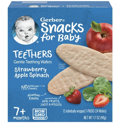 Bánh gạo Gerber Snack Teether 7 tháng+