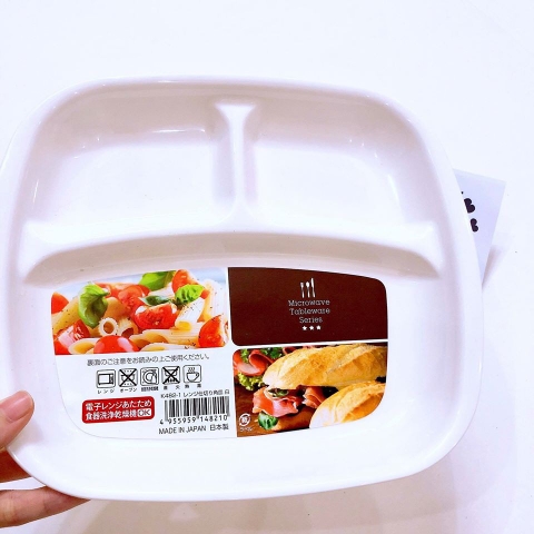 Khay ăn dặm 3 ngăn Nakaya Nhật