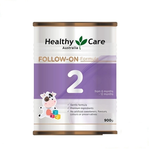 Sữa Healthy Care số 2 (Úc) Follow-On 900g dành cho trẻ 6 - 12 tháng