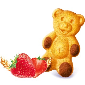 Bánh bông lan gấu LULU Pháp