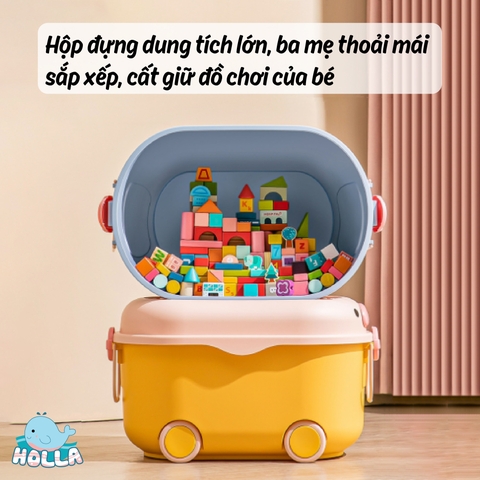 Hộp đựng đồ chơi Heo Holla