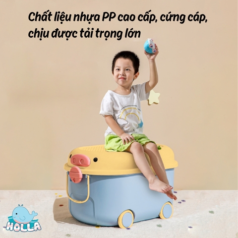 Hộp đựng đồ chơi Heo Holla