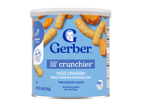 Bánh ăn dặm Gerber Lil’ Crunchies 8 tháng+