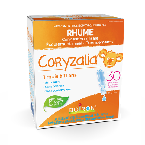 Muối uống cảm cúm, sổ, ngạt mũi Coryzalia (1 tháng+)