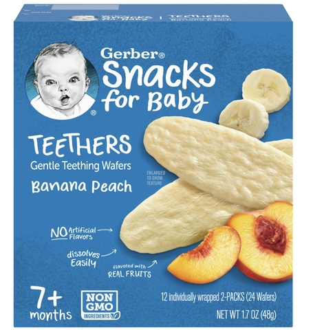 Bánh gạo Gerber Snack Teether 7 tháng+