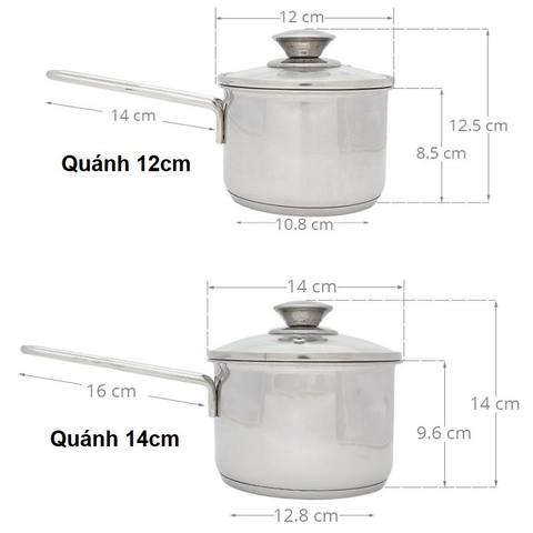 Quánh inox chống dính cao cấp Five Star