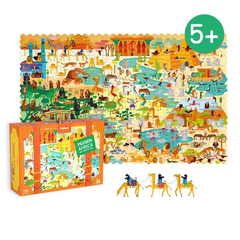 Bộ vali ghép hình châu lục Mideer (5 tuổi+)