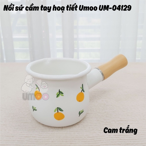 Nồi sứ cầm tay họa tiết Umoo UM-04129