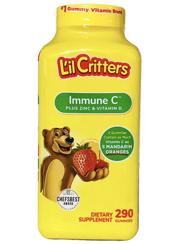 Kẹo tăng đề kháng Lil Critters (2 tuổi+)