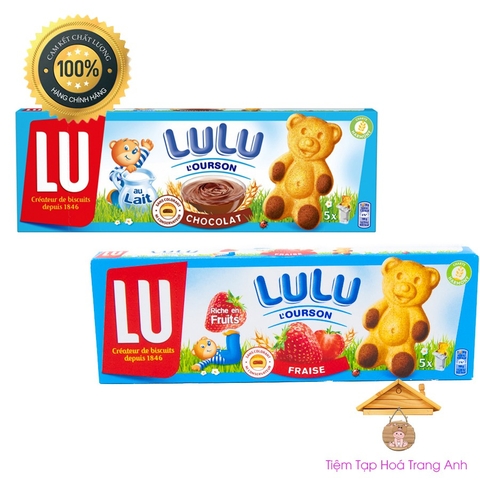 Bánh bông lan gấu LULU Pháp