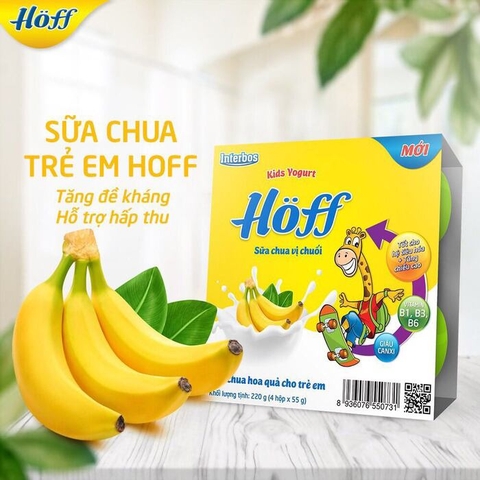 Sữa chua Hoff (4 x 55gr)