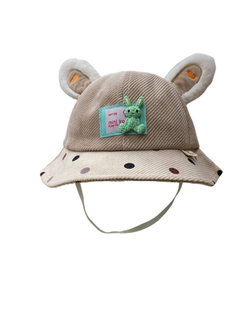 Mũ Bucket tai Thỏ lông