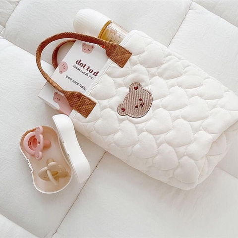Túi bỉm sữa mini phong cách Hàn Quốc