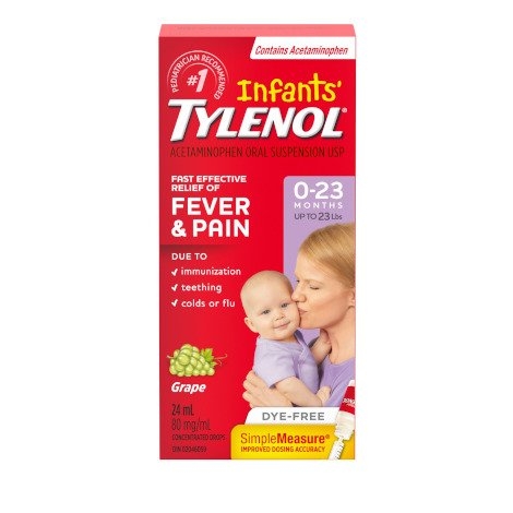 Hạ sốt TYLENOL Infants 0-23m (24ml)