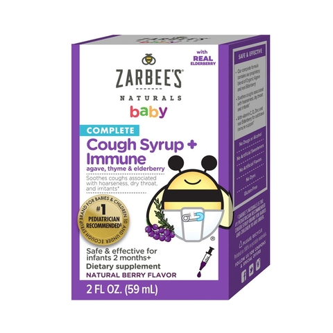 Siro trị ho + tăng đề kháng Zarbee's